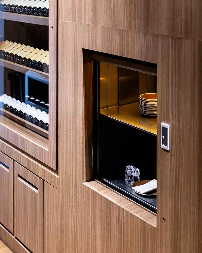 montavivande aperto ghigliottina Affinatore